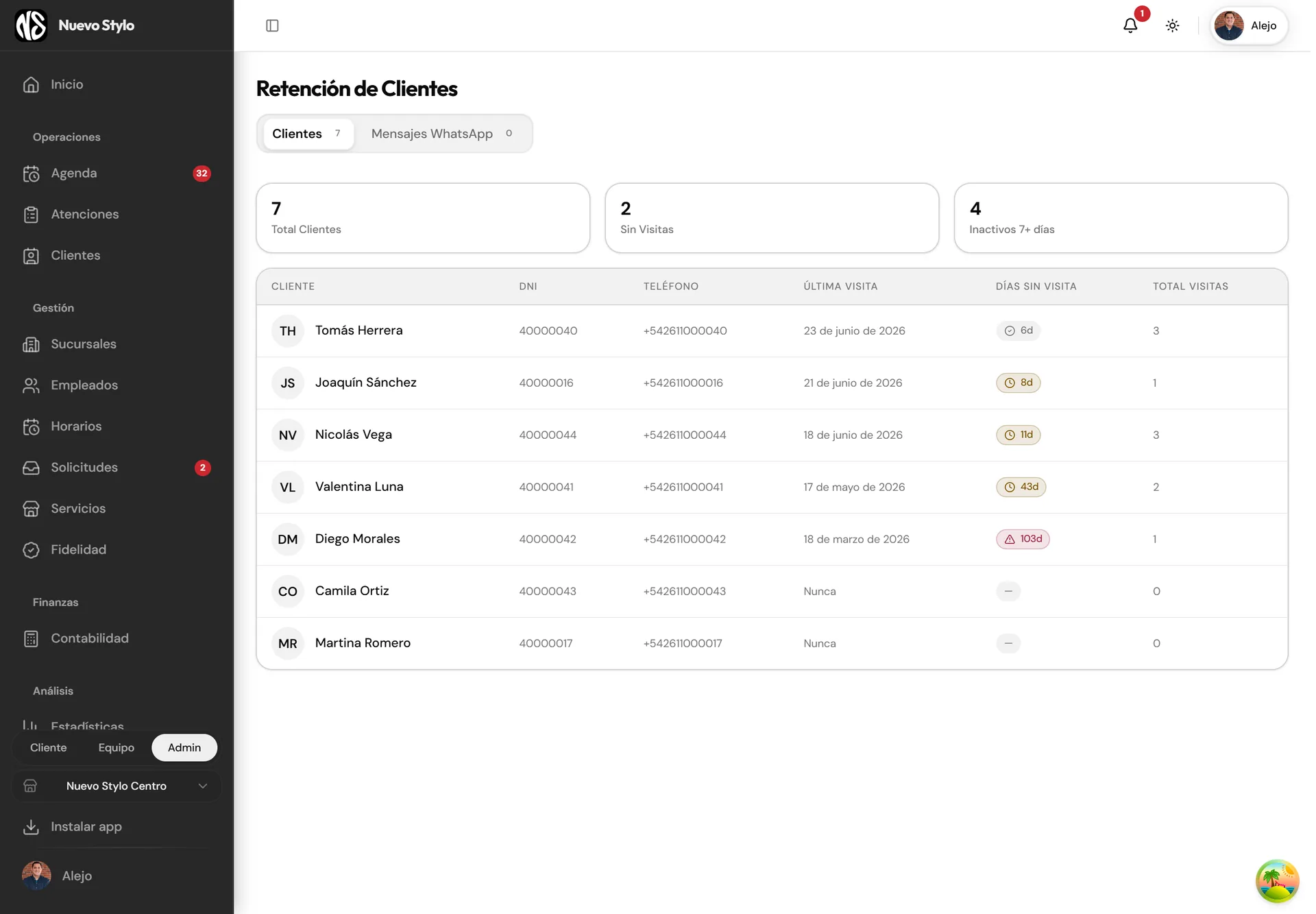 Nuevo Stylo App — 19/20