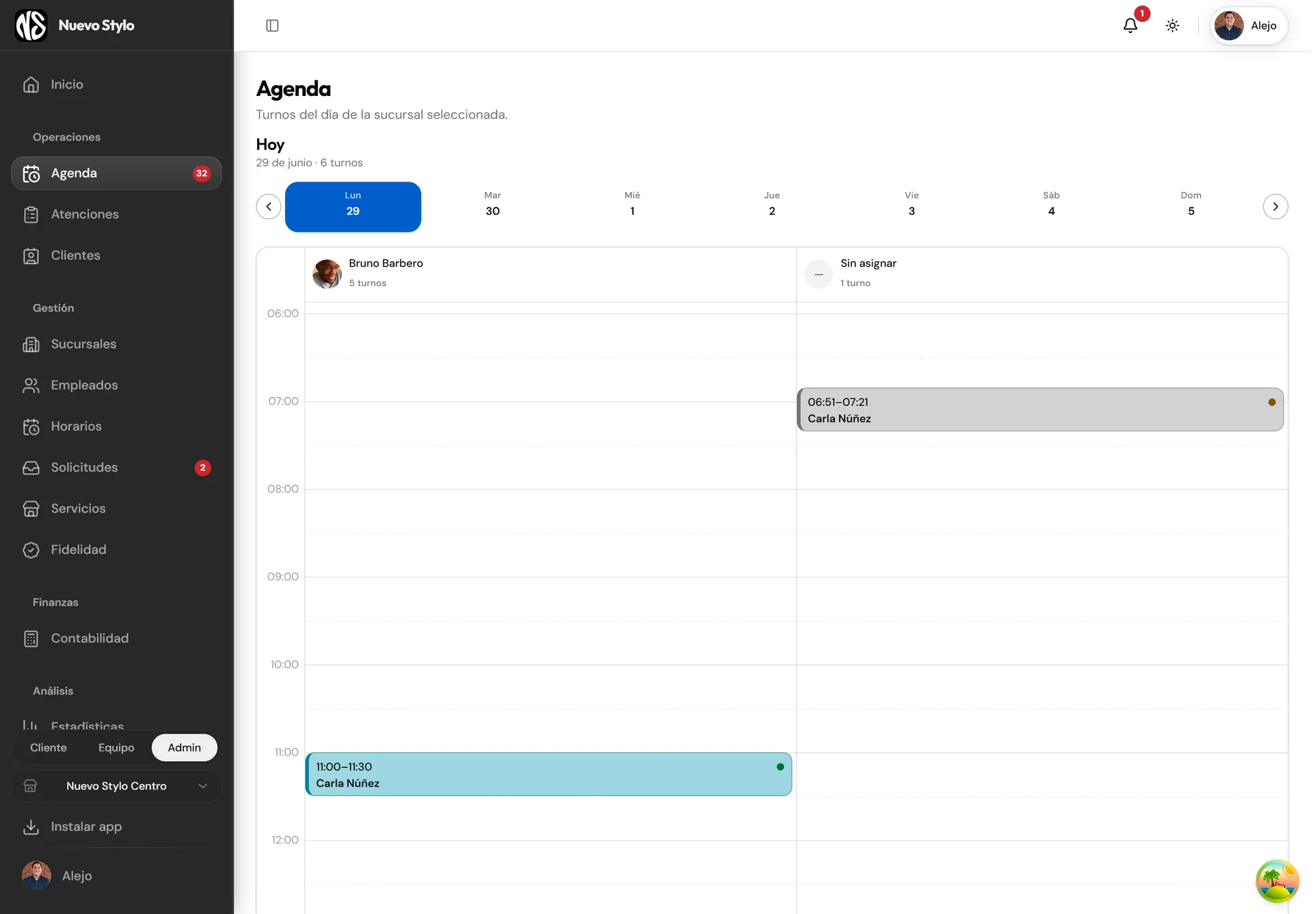 Nuevo Stylo App — 20/20